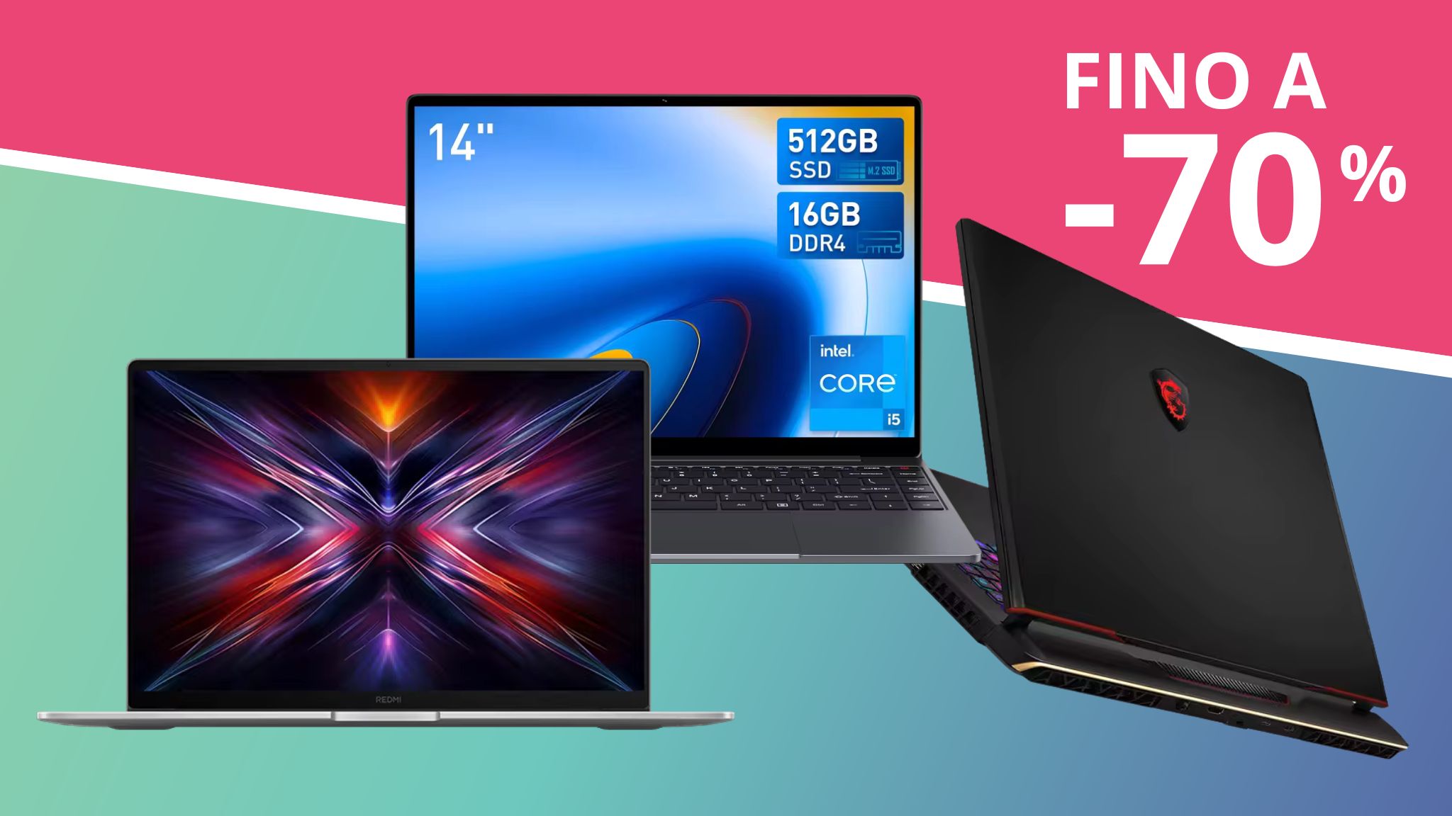 Laptop in sconto fino al 70%: la selezione delle migliori offerte di questi sconti estivi