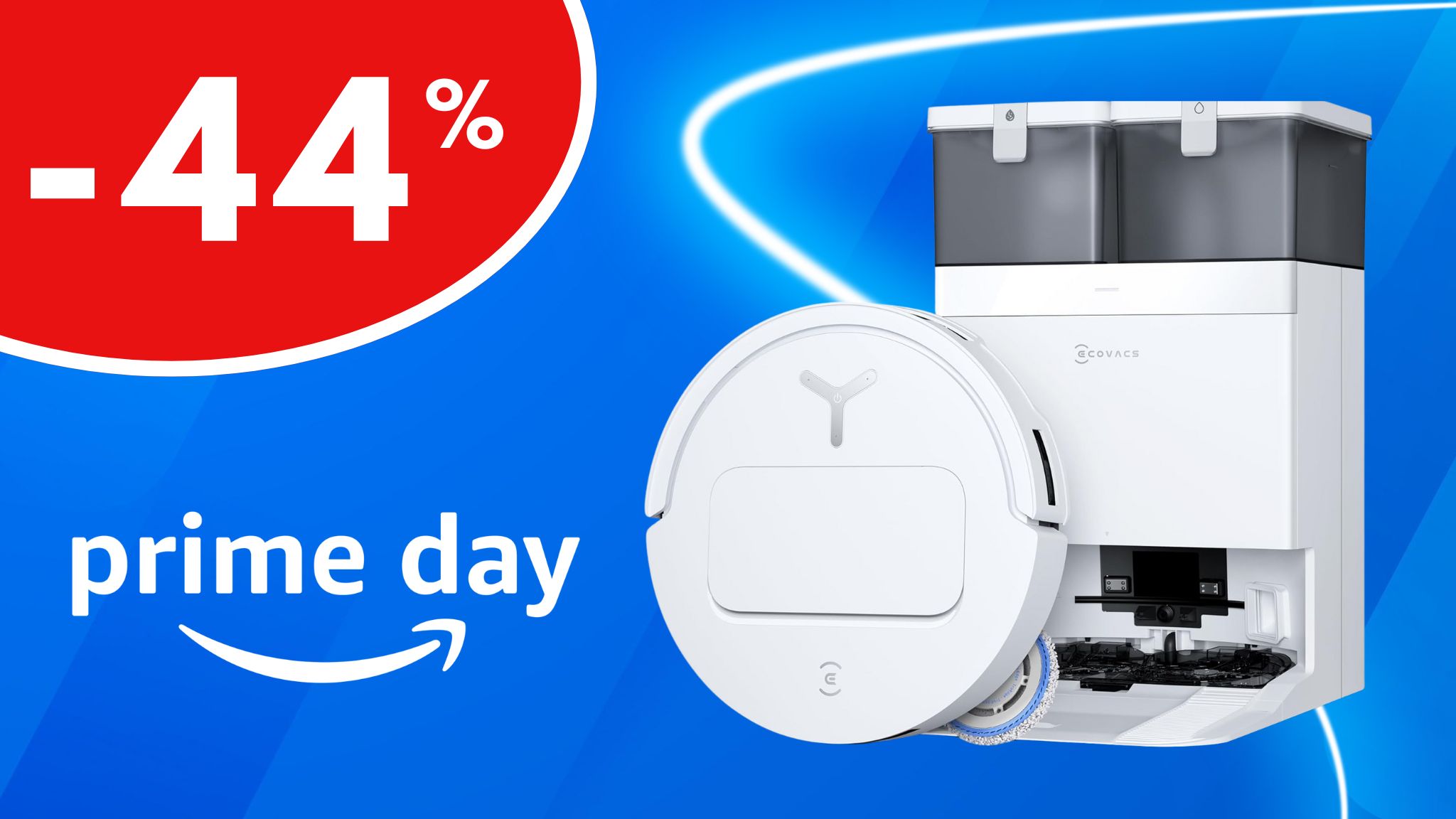 Robot aspirapolvere lavapavimenti -44% per le ultime ore del Prime Day