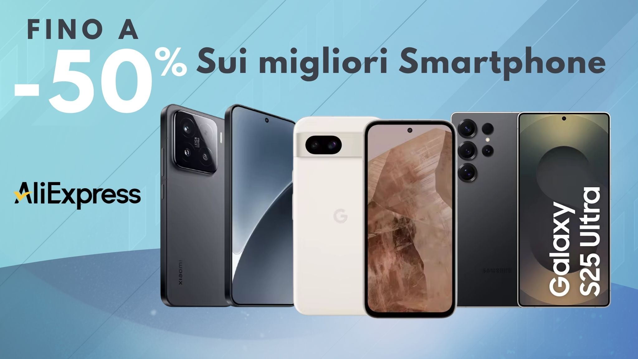 Smartphone in super sconto fino al 50% per le offerte estive di AliExpress