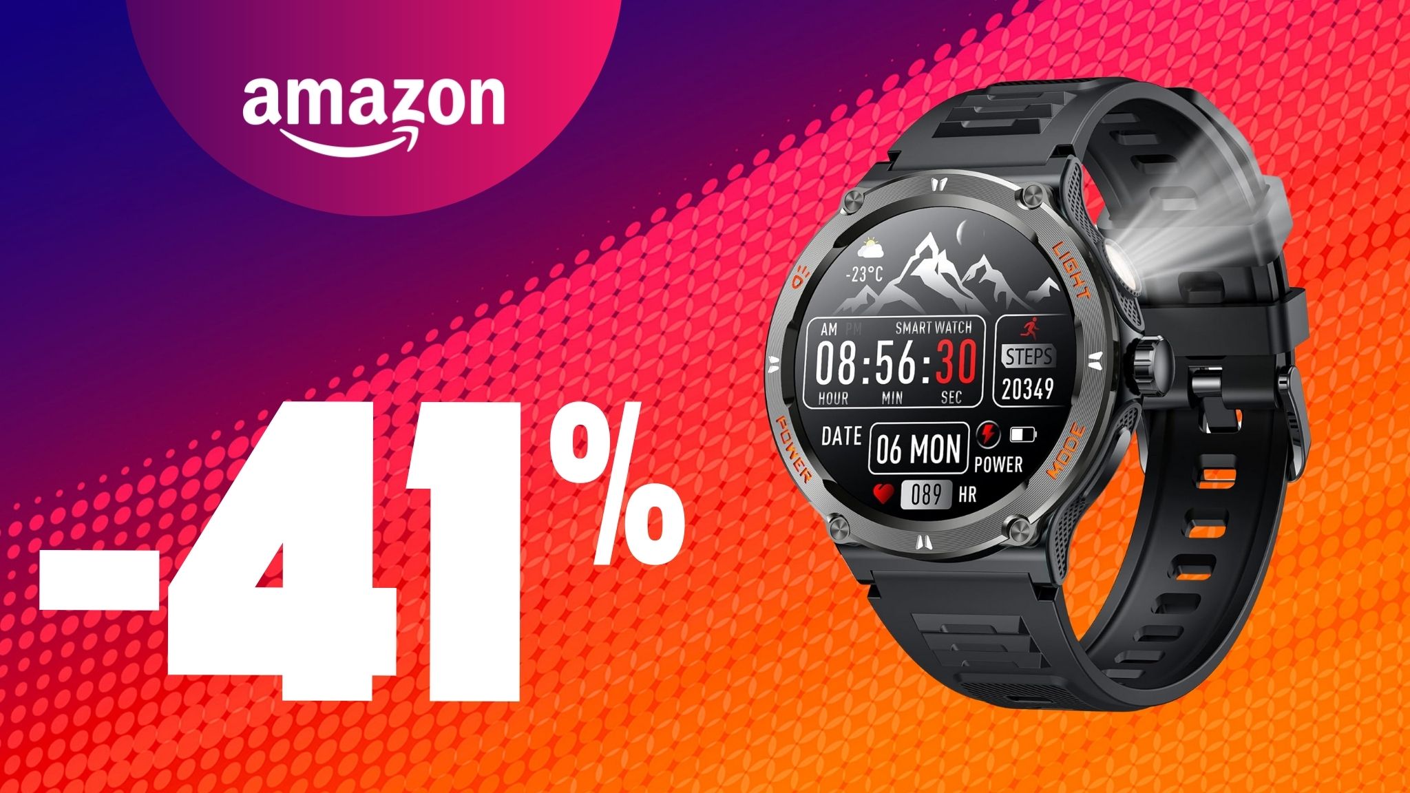 Lo smartwatch da uomo da comprare al -41%!