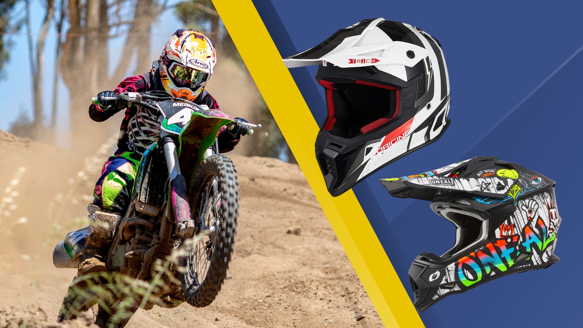 I migliori 5 caschi da motocross più comodi e sicuri per il divertimento su due