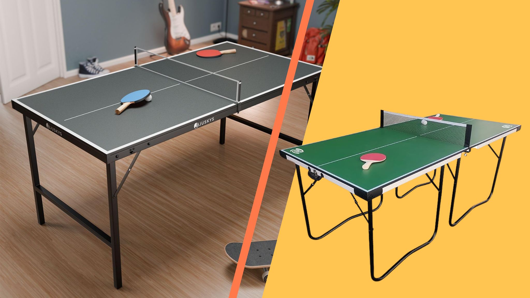 Tavolo da pingpong richiudibile: 5 modelli salvaspazio