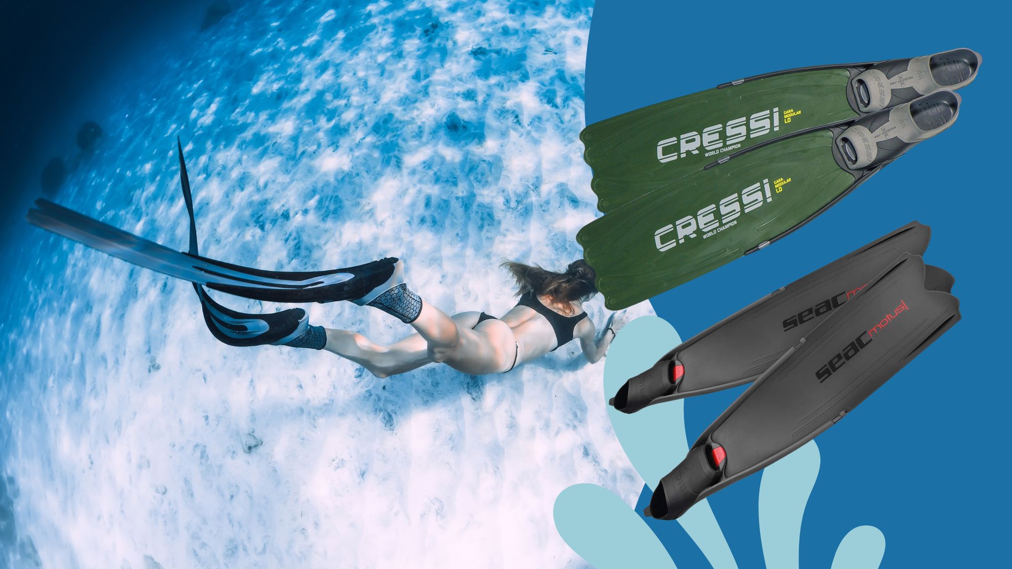 Pinne da apnea: 5 modelli per immersioni fluide e senza sforzo