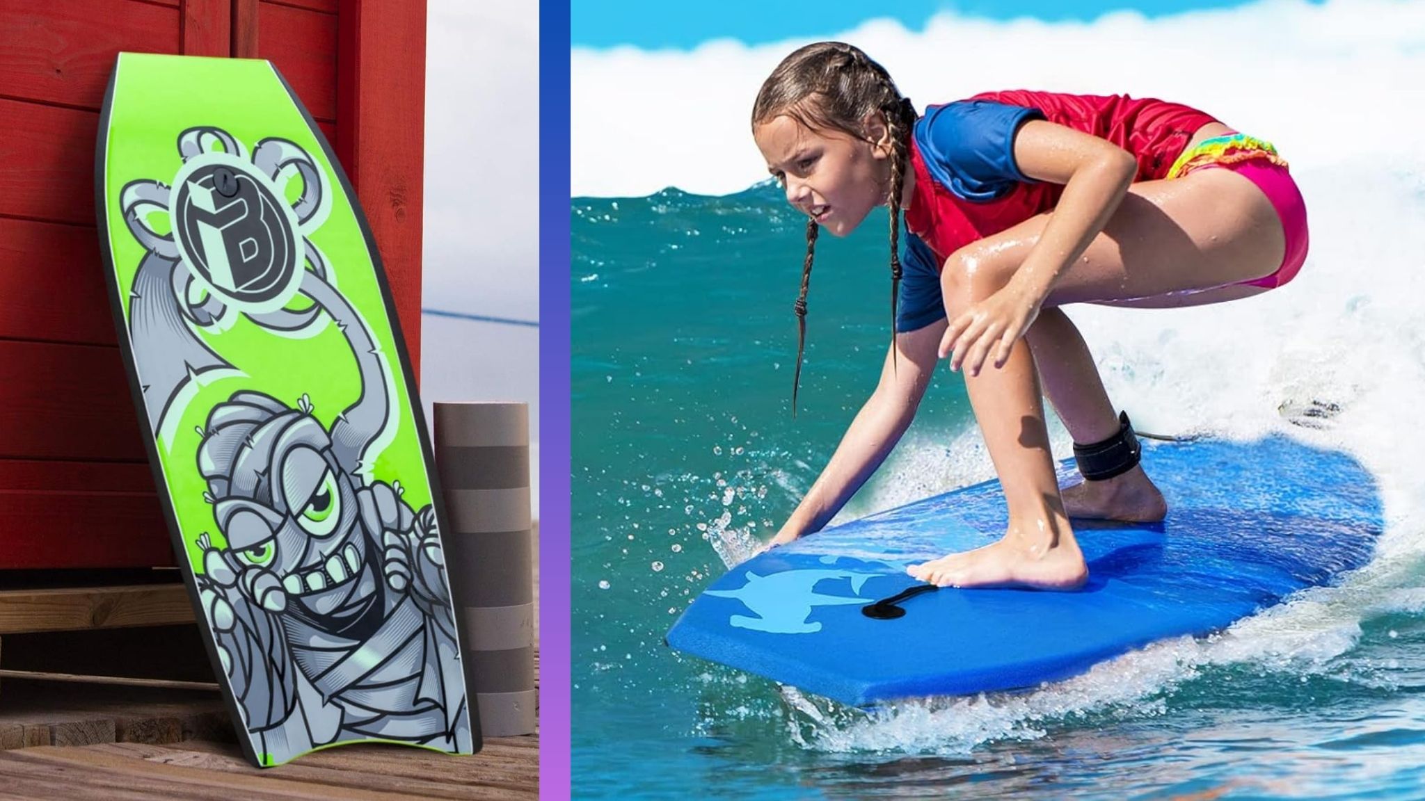 Bodyboard per bambini: 5 tavole stabili e sicure per giocare tra le onde