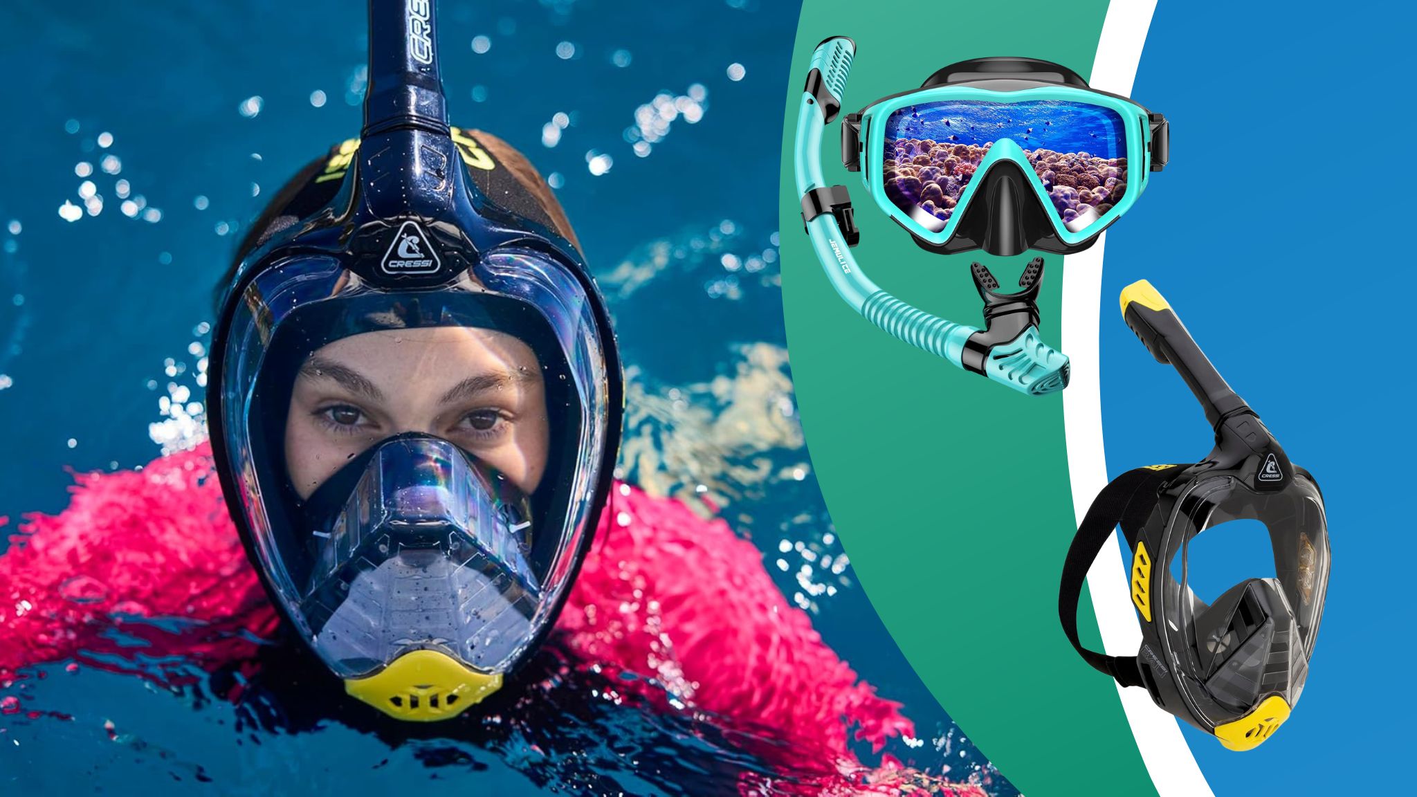 Maschera snorkeling con tenuta perfetta: basta fastidi e infiltrazioni d’acqua